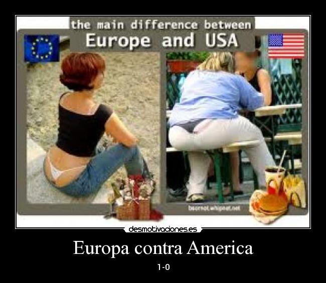 Europa contra America - 1-0