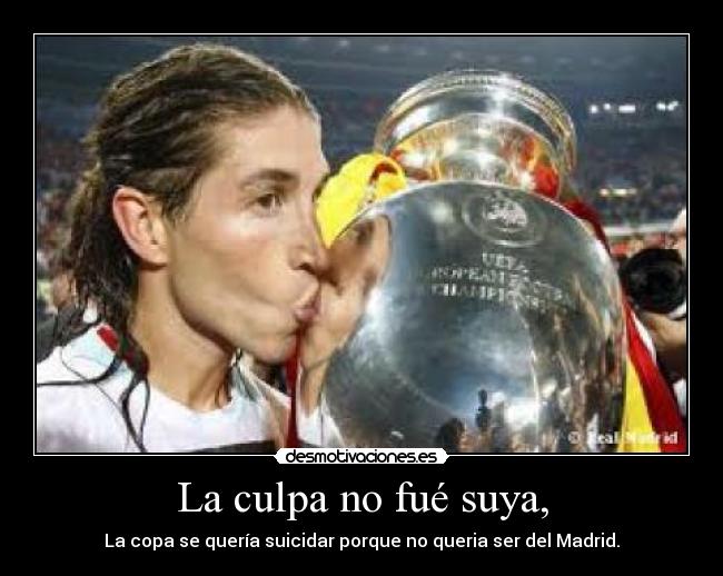 La culpa no fué suya, -