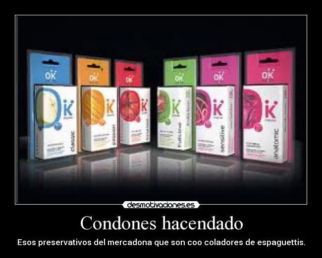 Condones hacendado - 