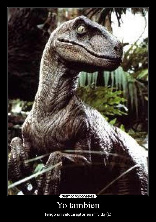 carteles velociraptor desmotivaciones