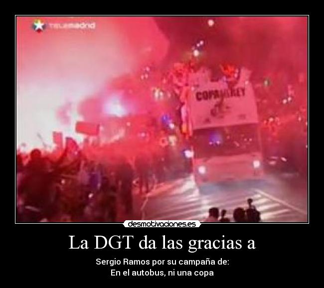 La DGT da las gracias a - 