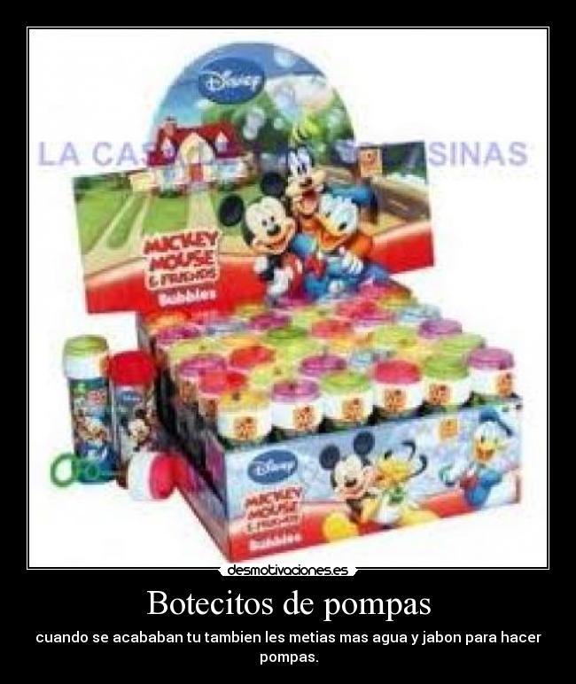 Botecitos de pompas - 