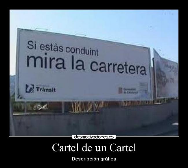 Cartel de un Cartel - 