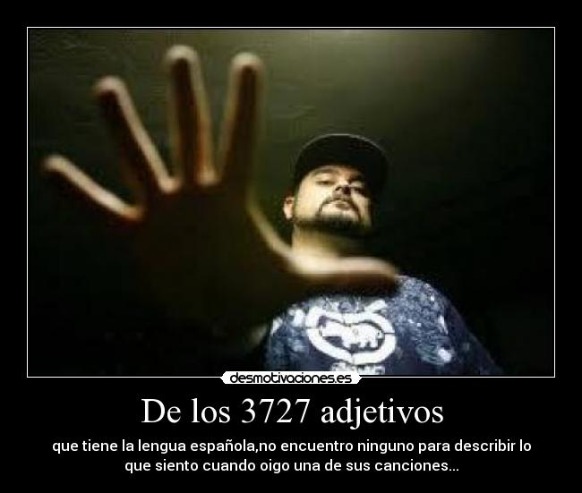 De los 3727 adjetivos - 