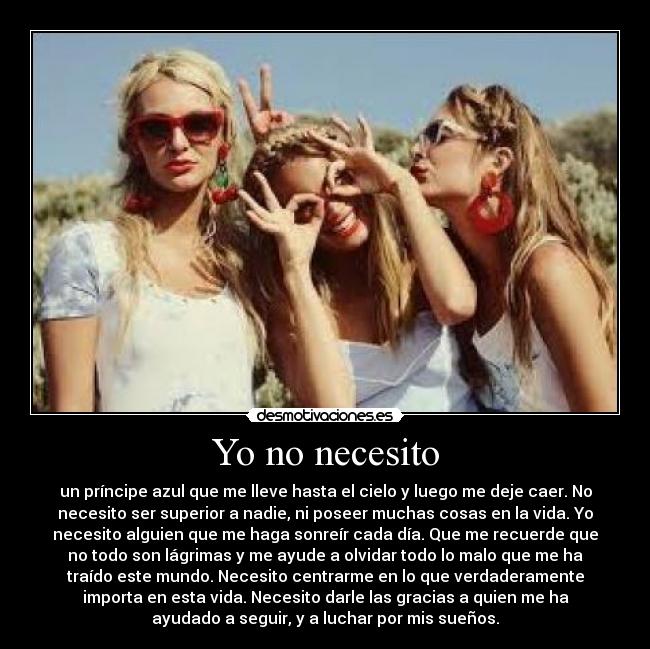 Yo no necesito - 