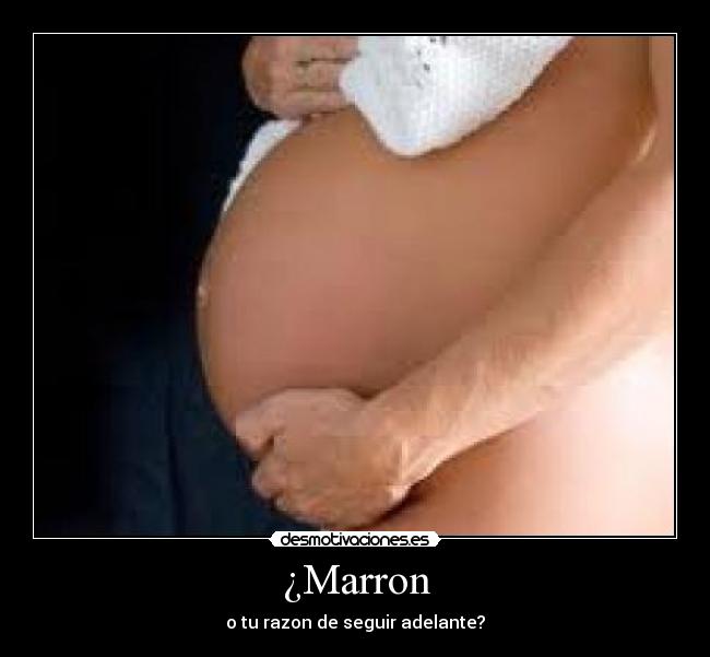 ¿Marron -