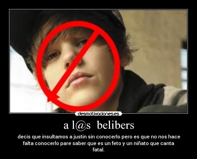 a l@s belibers -