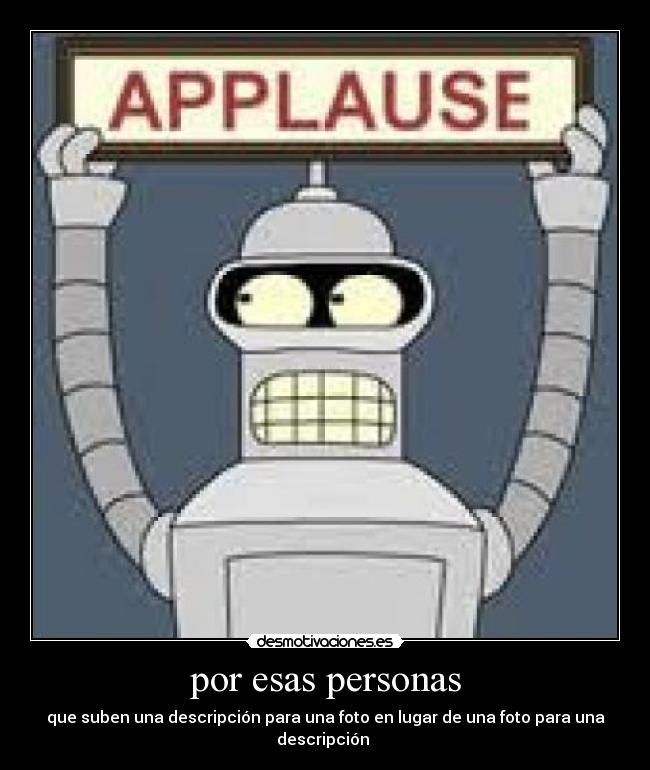 por esas personas - 