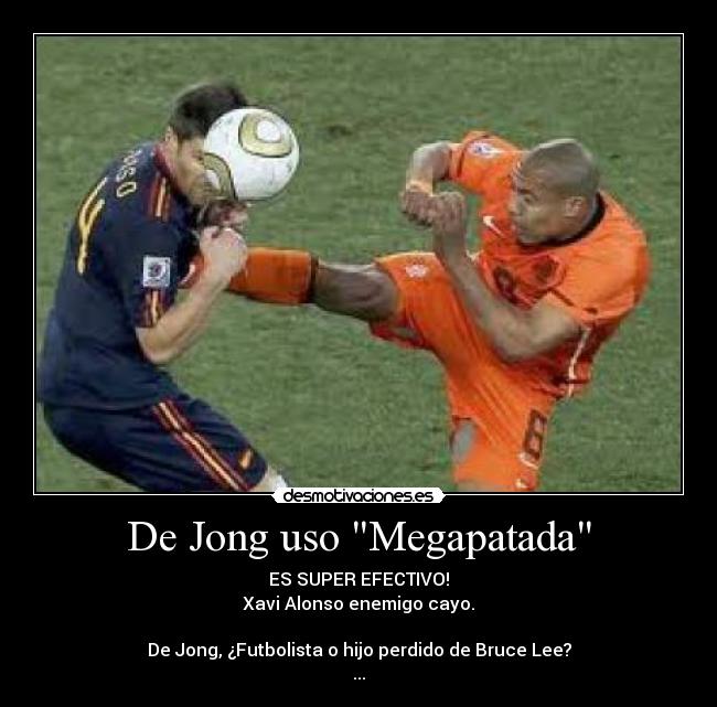 De Jong uso Megapatada -