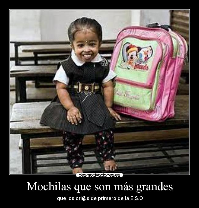 Mochilas que son más grandes - 