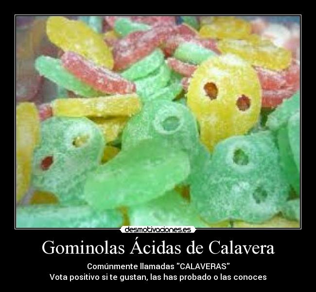 Gominolas Ácidas de Calavera - 