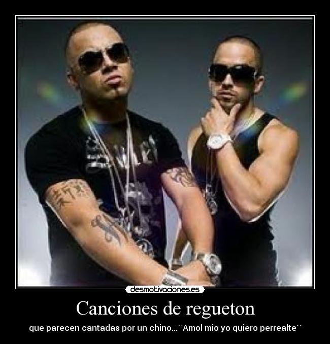 Canciones de regueton -