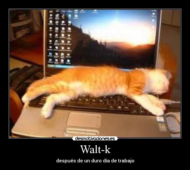 Walt-k - después de un duro día de trabajo