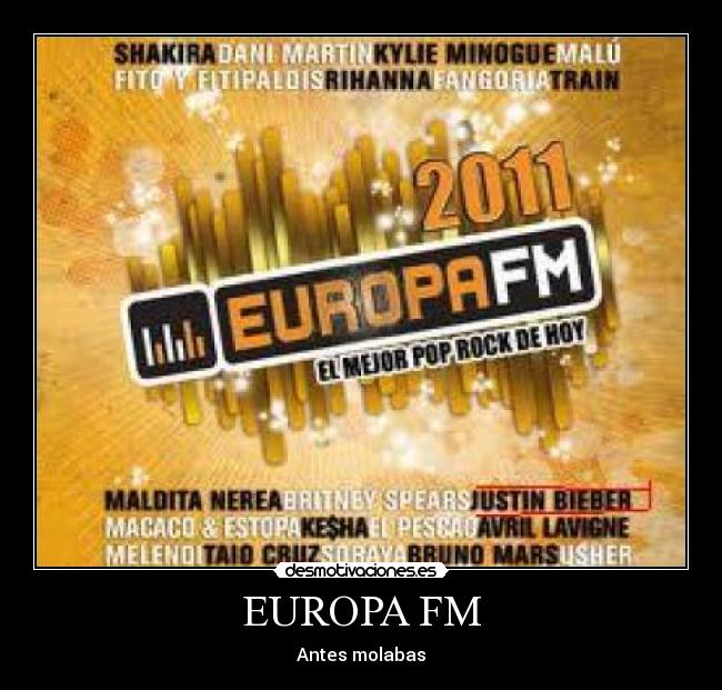 EUROPA FM - Antes molabas