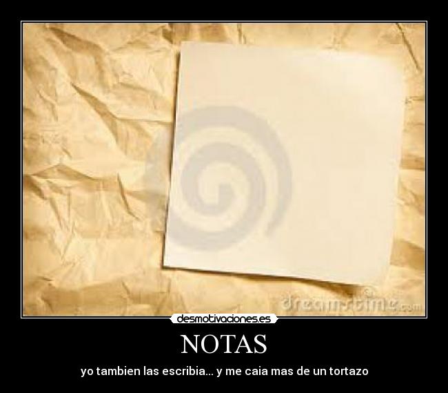 NOTAS -