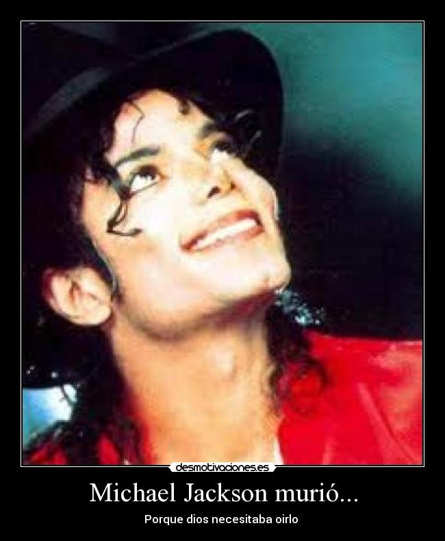 Michael Jackson murió... - 
