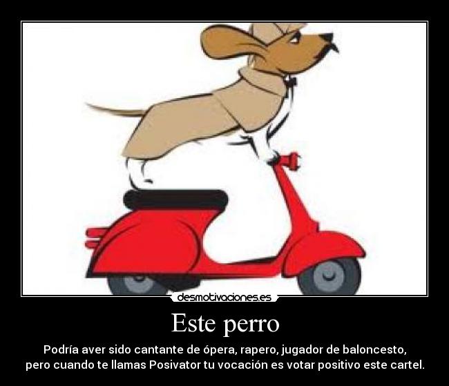 carteles perro desmotivaciones