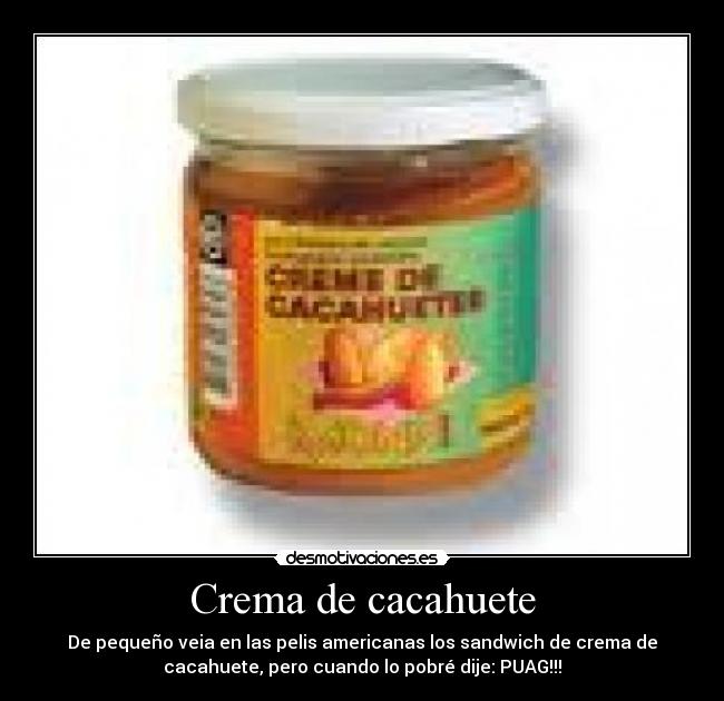 Crema de cacahuete -