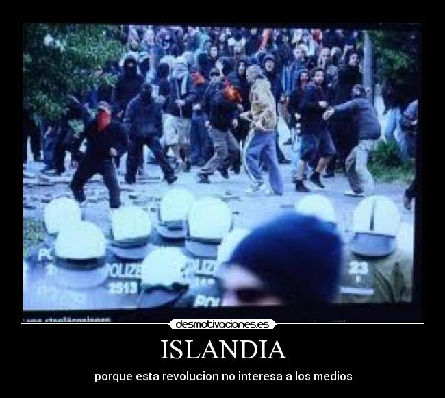 ISLANDIA - porque esta revolucion no interesa a los medios