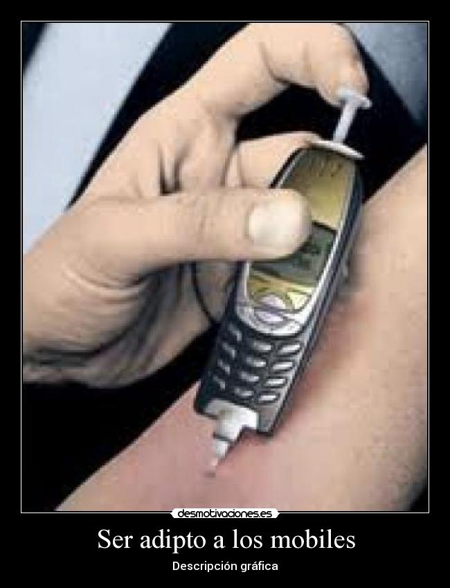 Ser adipto a los mobiles - Descripción gráfica