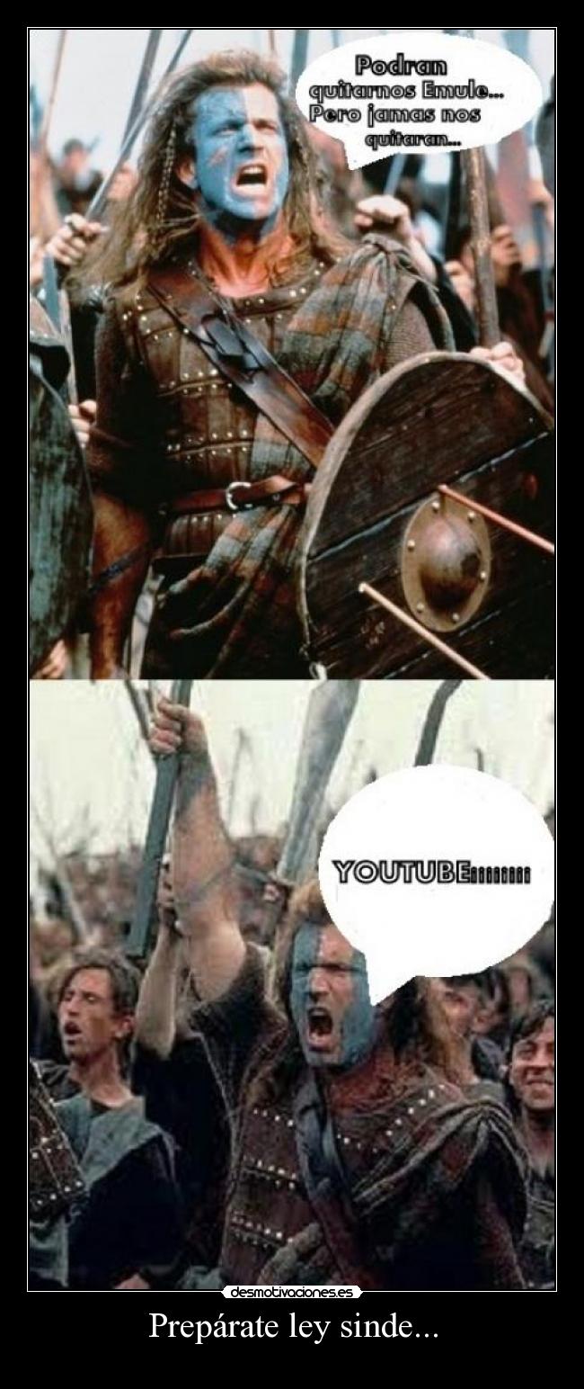 Prepárate ley sinde... -