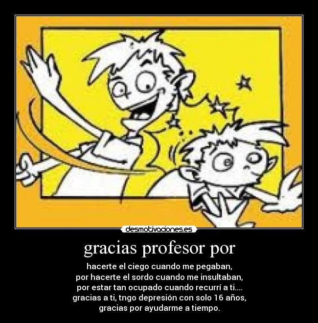gracias profesor por -