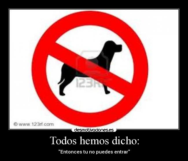 Todos hemos dicho: - 