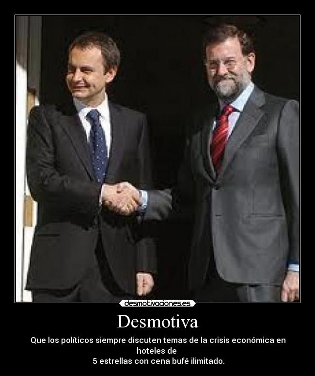 carteles politicos sala conferencia crisis desmotivaciones