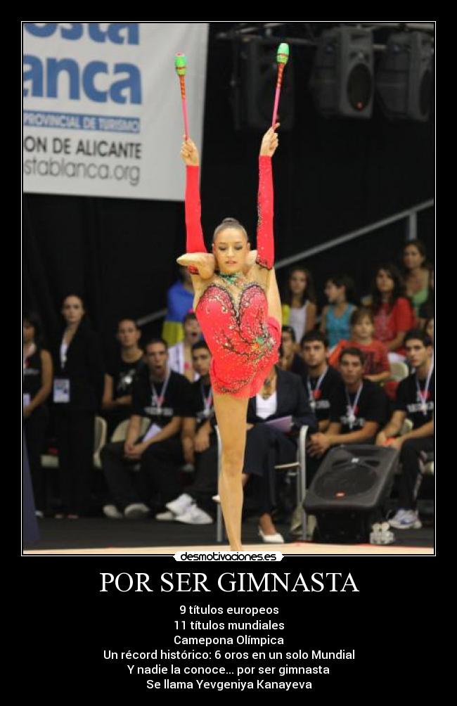 POR SER GIMNASTA -