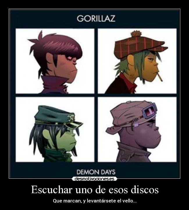 carteles gorillaz demon days desmotivaciones