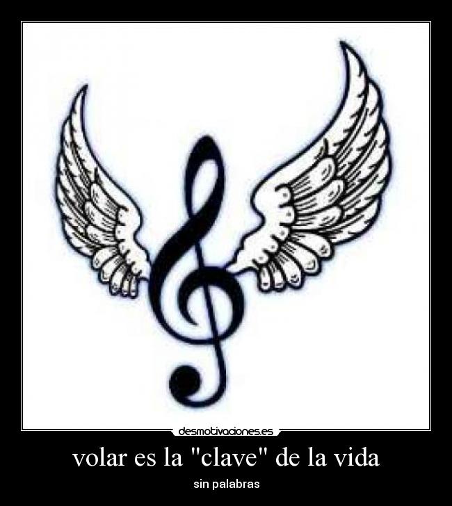 volar es la clave de la vida - 