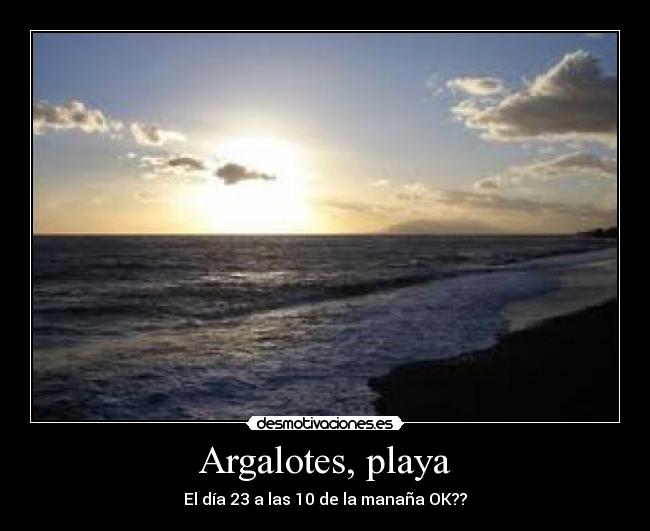 Argalotes, playa - 