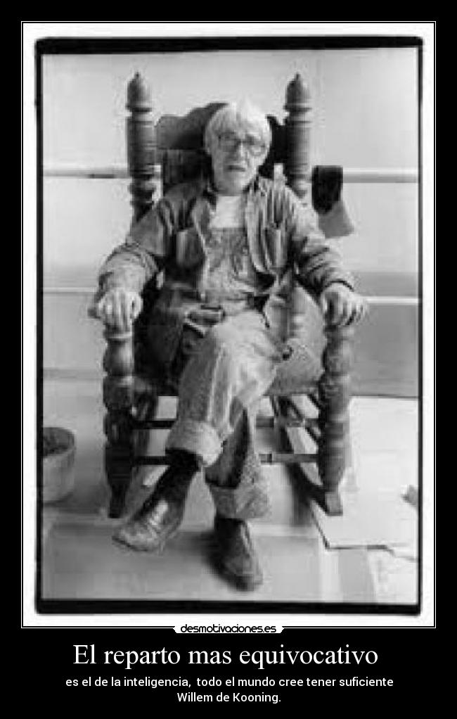 El reparto mas equivocativo  - 