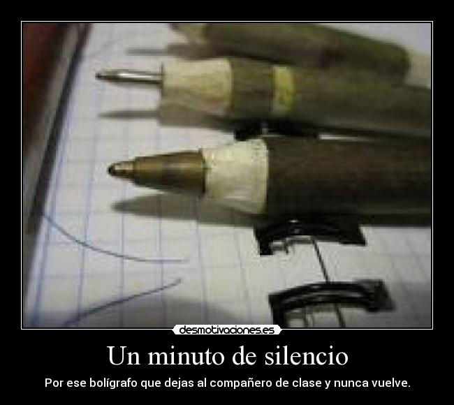 Un minuto de silencio -