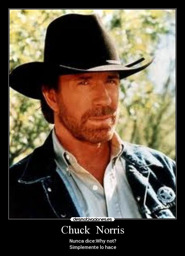carteles chuk norris desmotivaciones