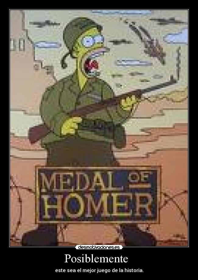 carteles medal homer desmotivaciones