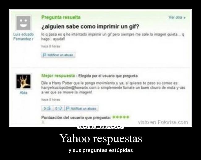 Yahoo respuestas - 