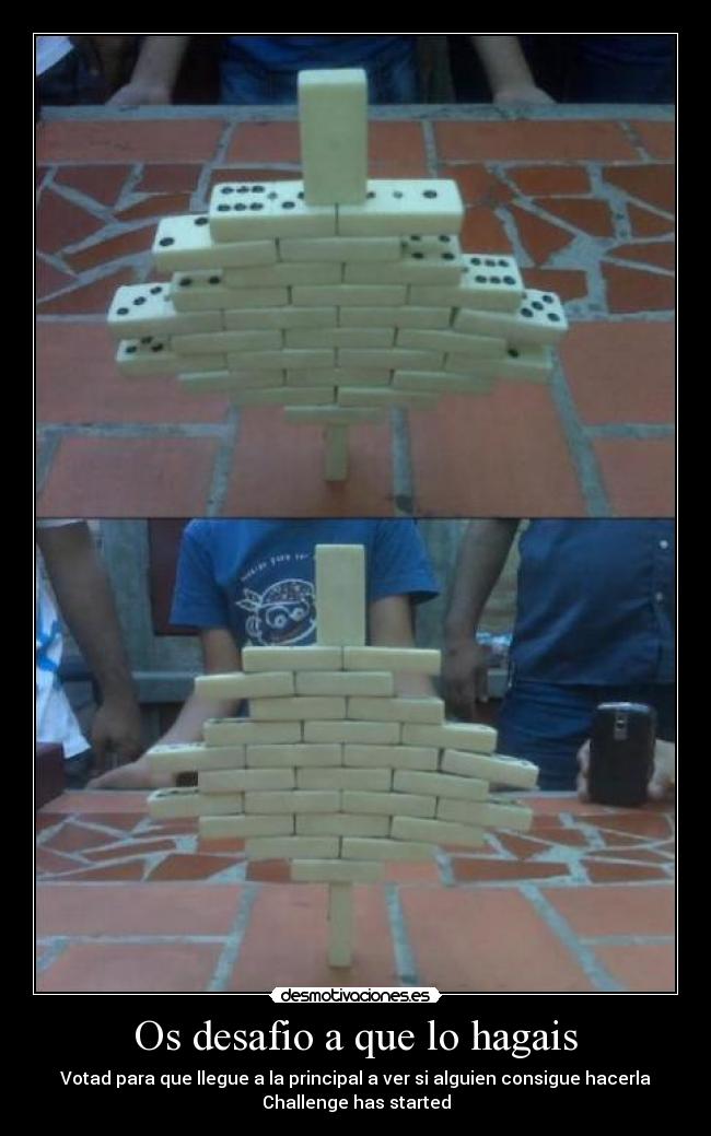 carteles desafio desmotivaciones