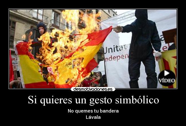 Si quieres un gesto simbólico - 