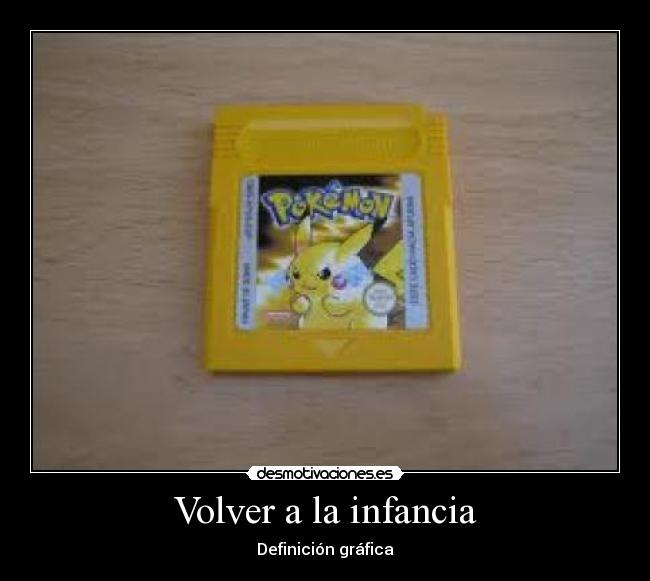 Volver a la infancia - Definición gráfica