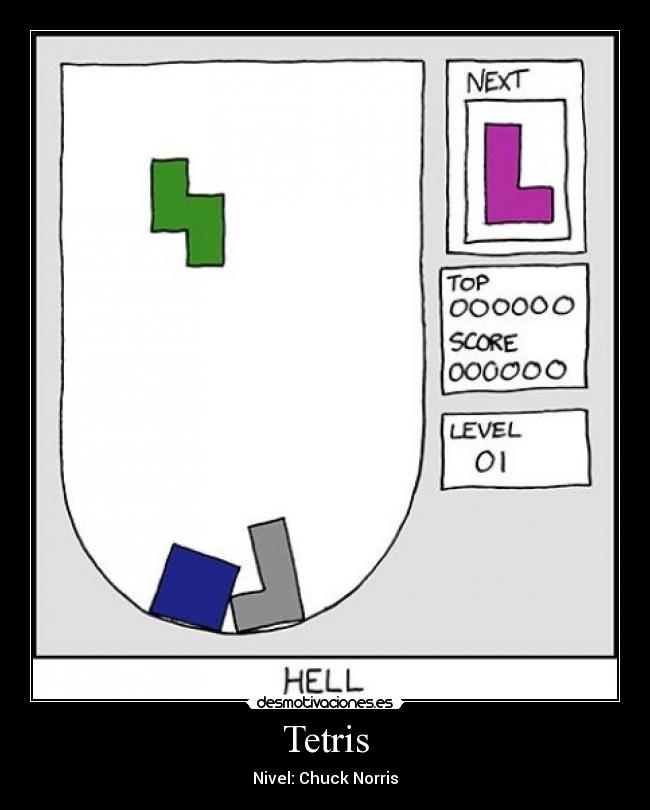 Tetris - Nivel: Chuck Norris