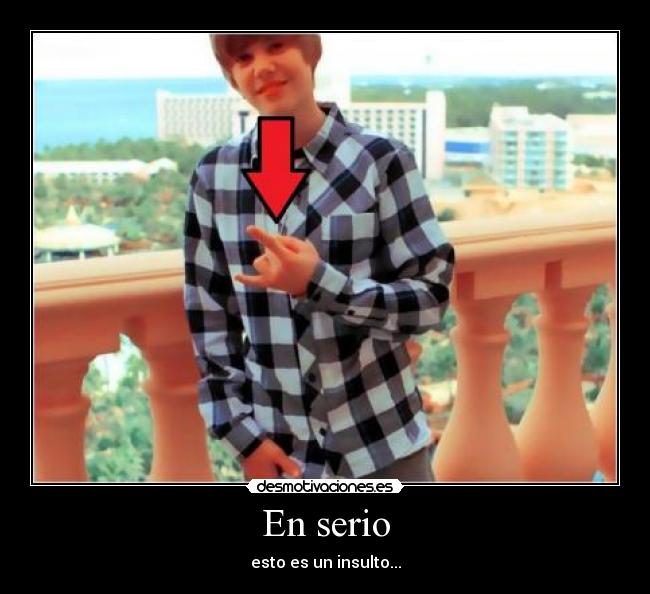 En serio - esto es un insulto...