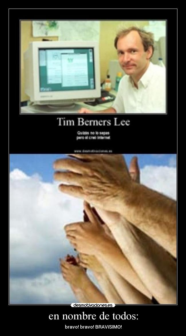 en nombre de todos: -