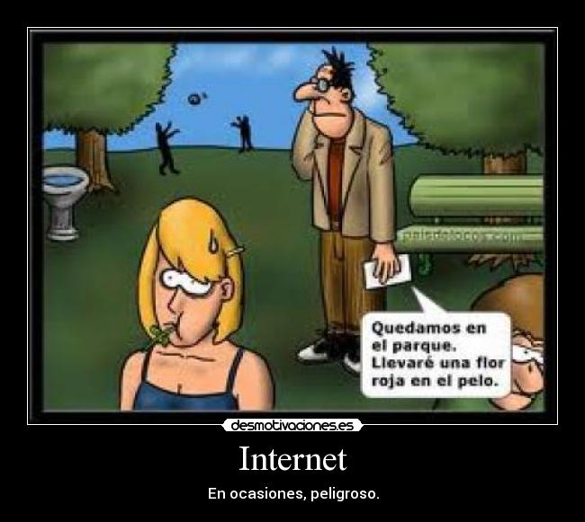 Internet - En ocasiones, peligroso.