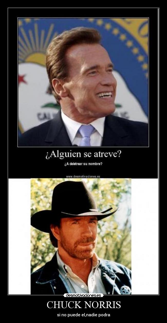 CHUCK NORRIS - si no puede el,nadie podra