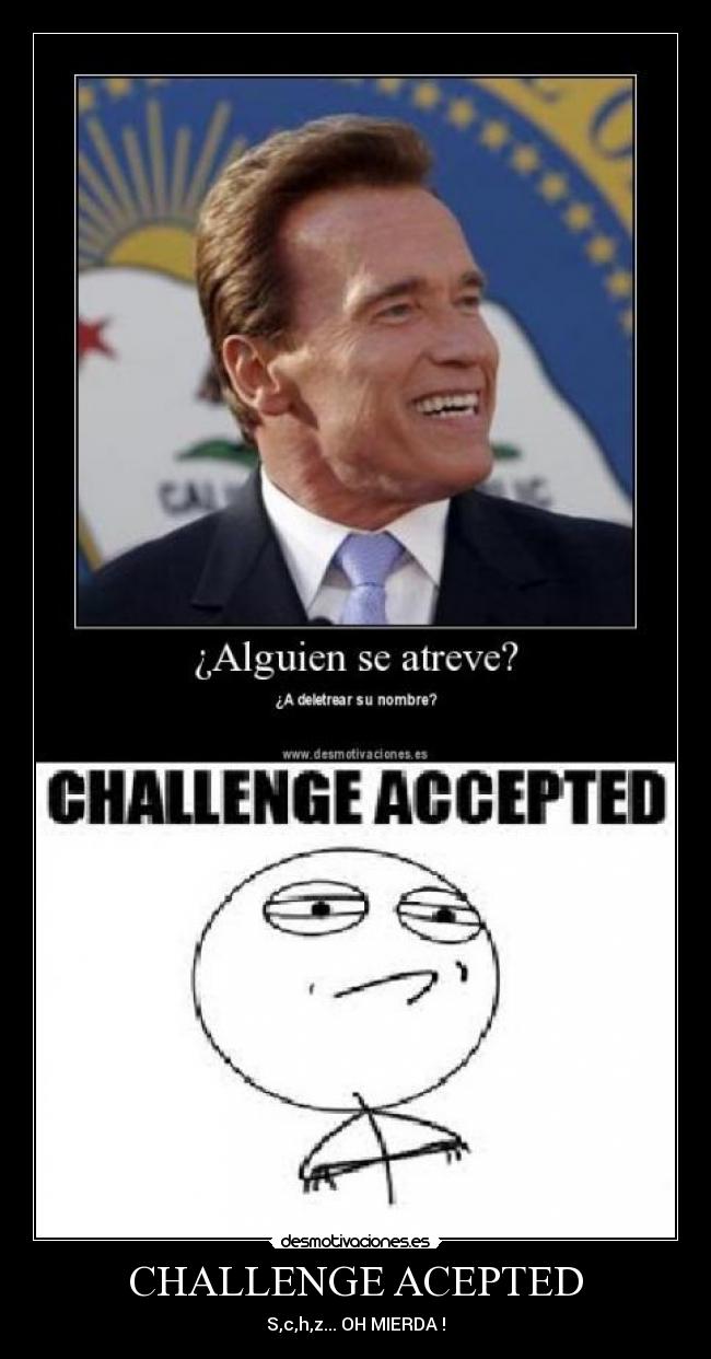 CHALLENGE ACEPTED - 