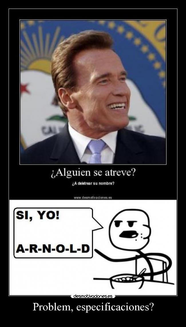 Problem, especificaciones? -