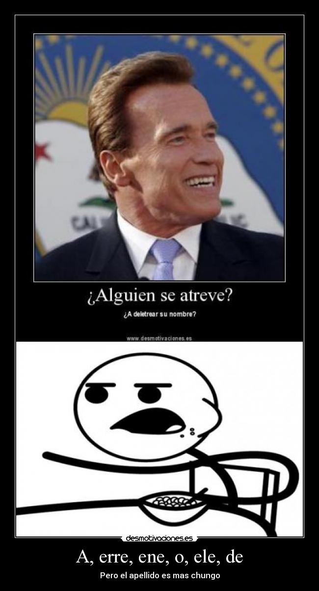 carteles arnold schwarzenegger cereal guy desmotivaciones