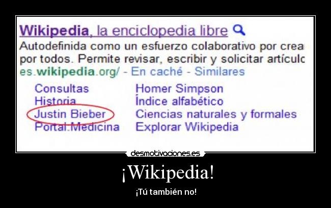 ¡Wikipedia! -