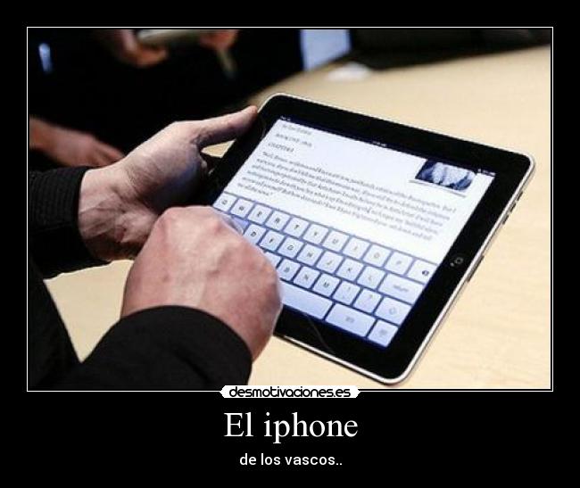 El iphone - de los vascos..